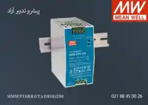 منبع تغذیه مینول 24 ولت 10 آمپر، باریک، تابلویی